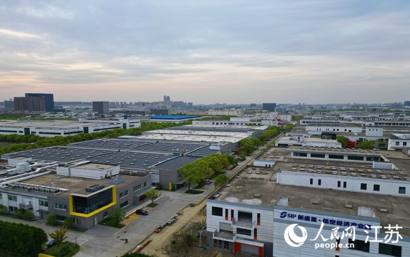 蘇州新盛里低空經(jīng)濟產(chǎn)業(yè)園。人民網(wǎng)記者王繼亮攝