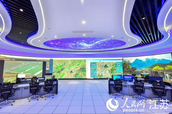南京民用無人駕駛航空運(yùn)行管理中心。人民網(wǎng) 王丹丹攝
