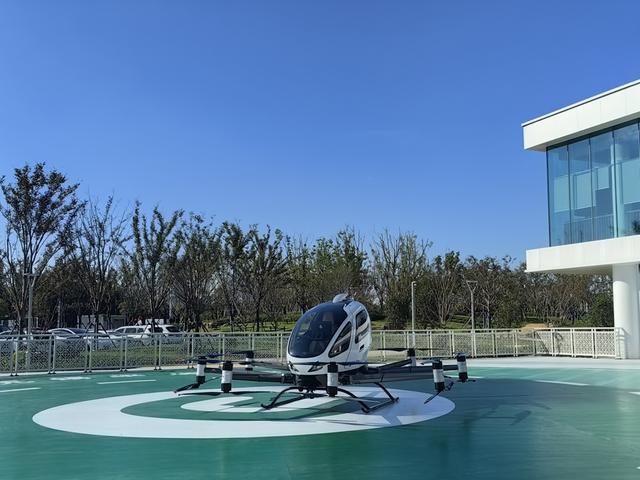 江蘇省內(nèi)首個(gè)低空城市航空候機(jī)廳在無(wú)錫市梁溪區(qū) 李欣欣攝