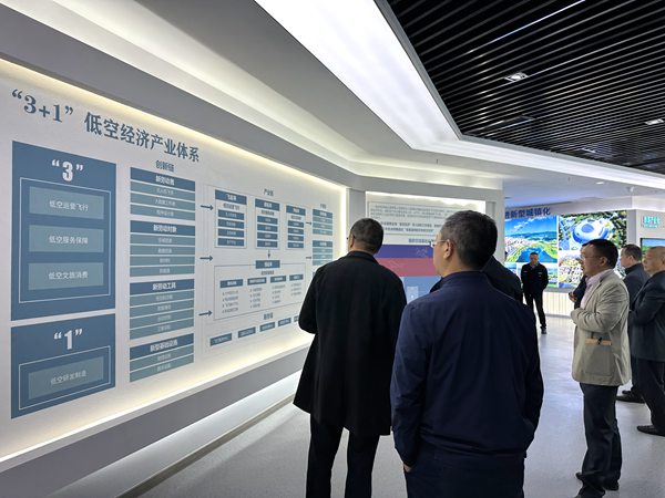 參與嘉賓了解梁平低空經(jīng)濟(jì)發(fā)展設(shè)計。黃亞輝攝